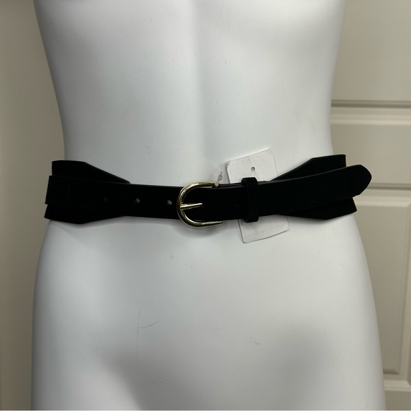 NWT J. Crew Sueded Black Belt S/M 30”-35” jcrew - Picture 2 of 7